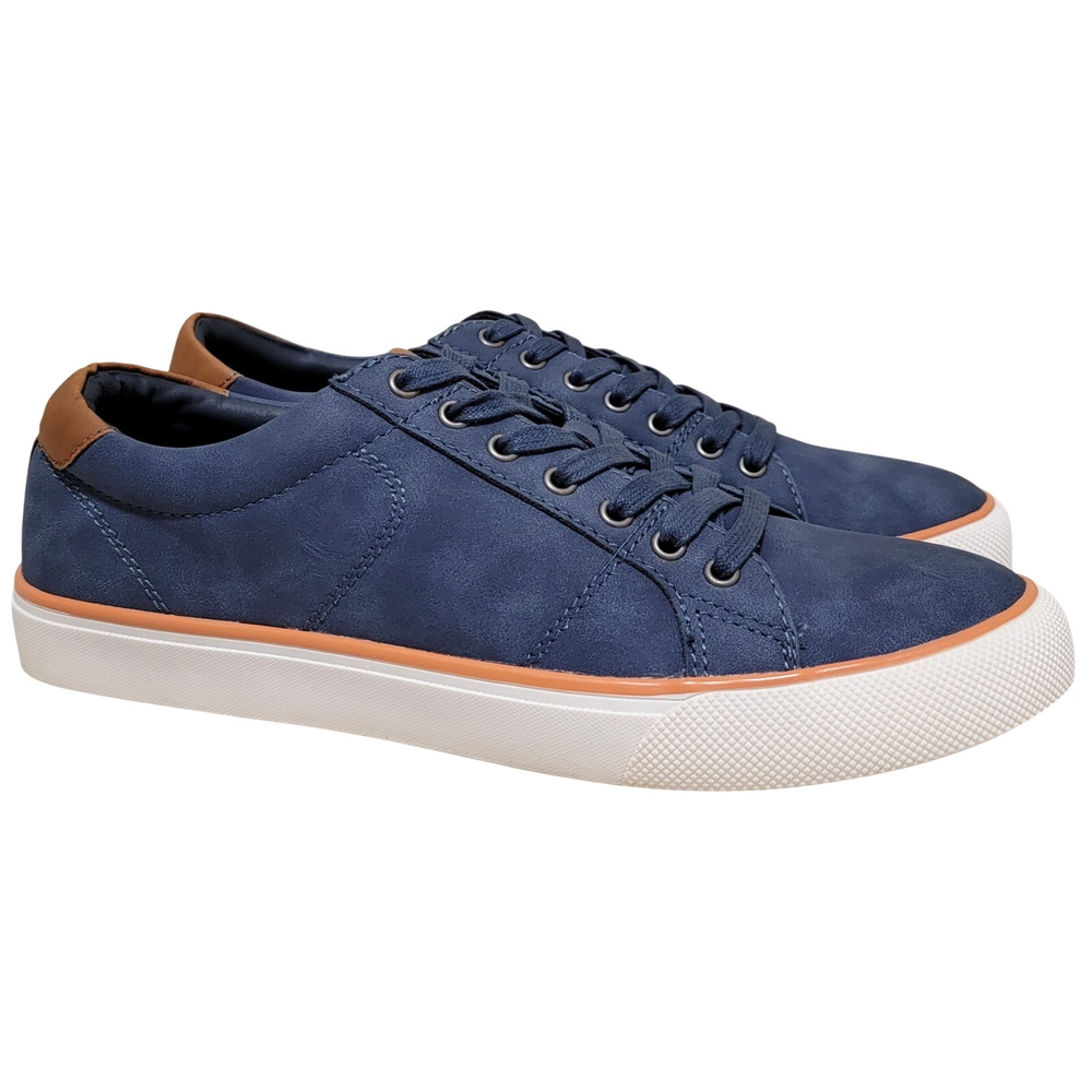 Club Room Men Dominic Low Top Lace Up Tennis Sneakers Size US 10M Navy Blue